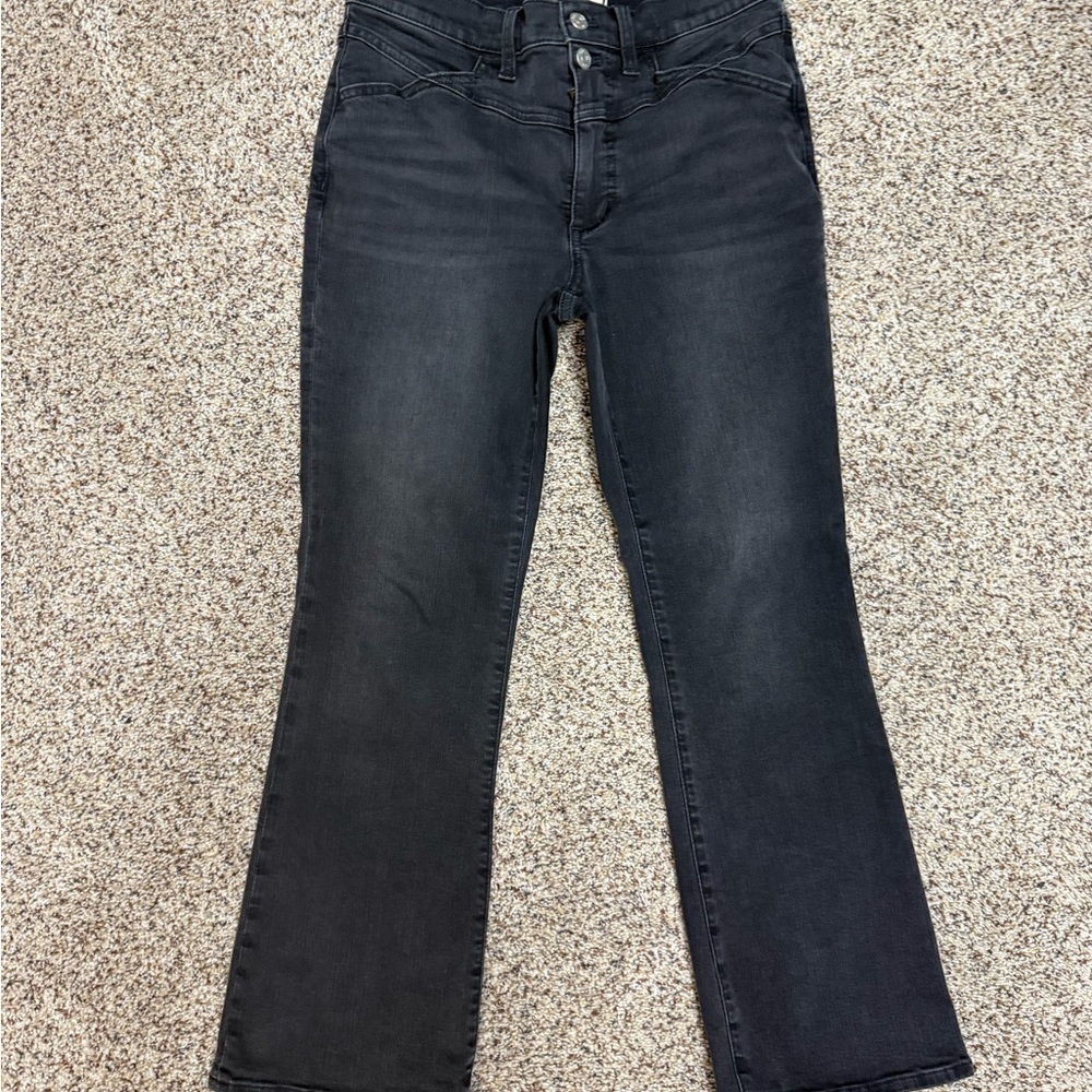 MADEWELL Mid Rise Kick Out Jeans